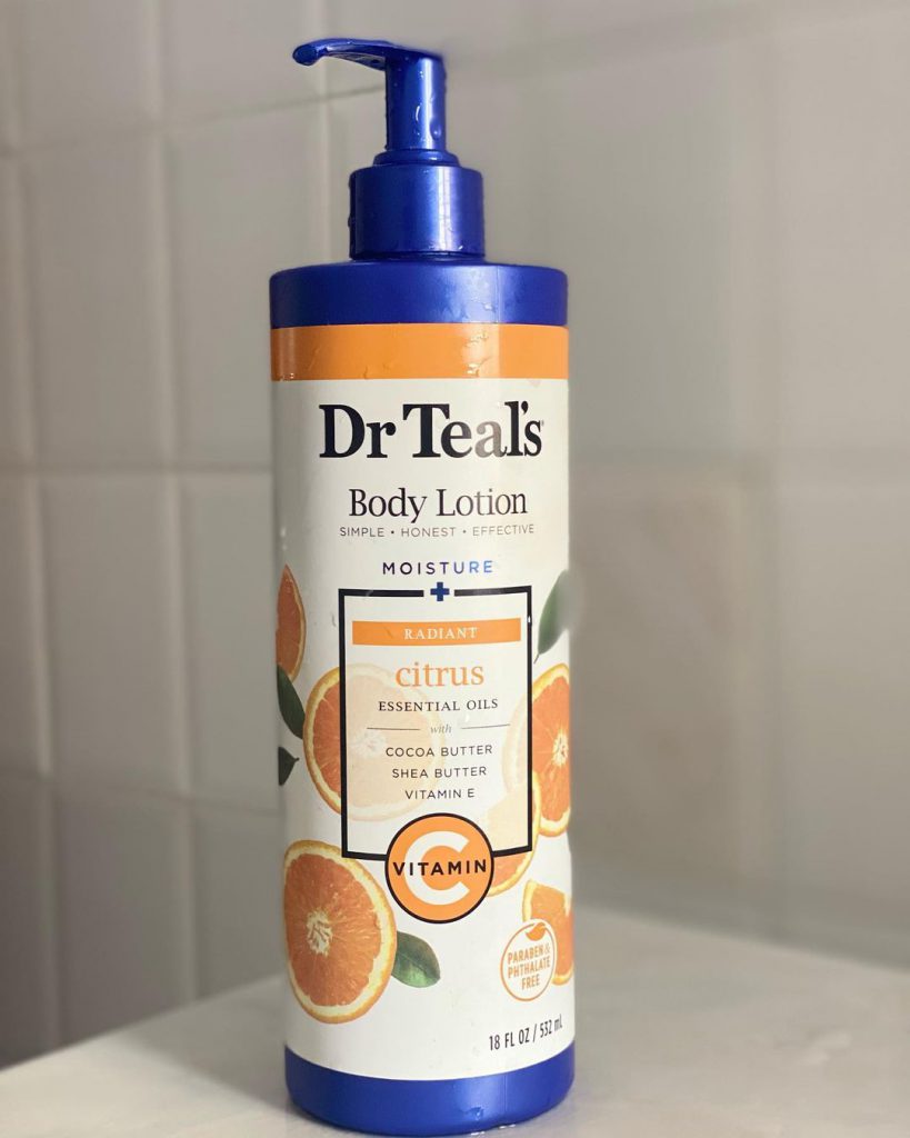 Dr Teal's body lotion