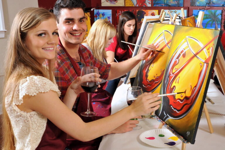 Painting with a Twist Party and Group Options