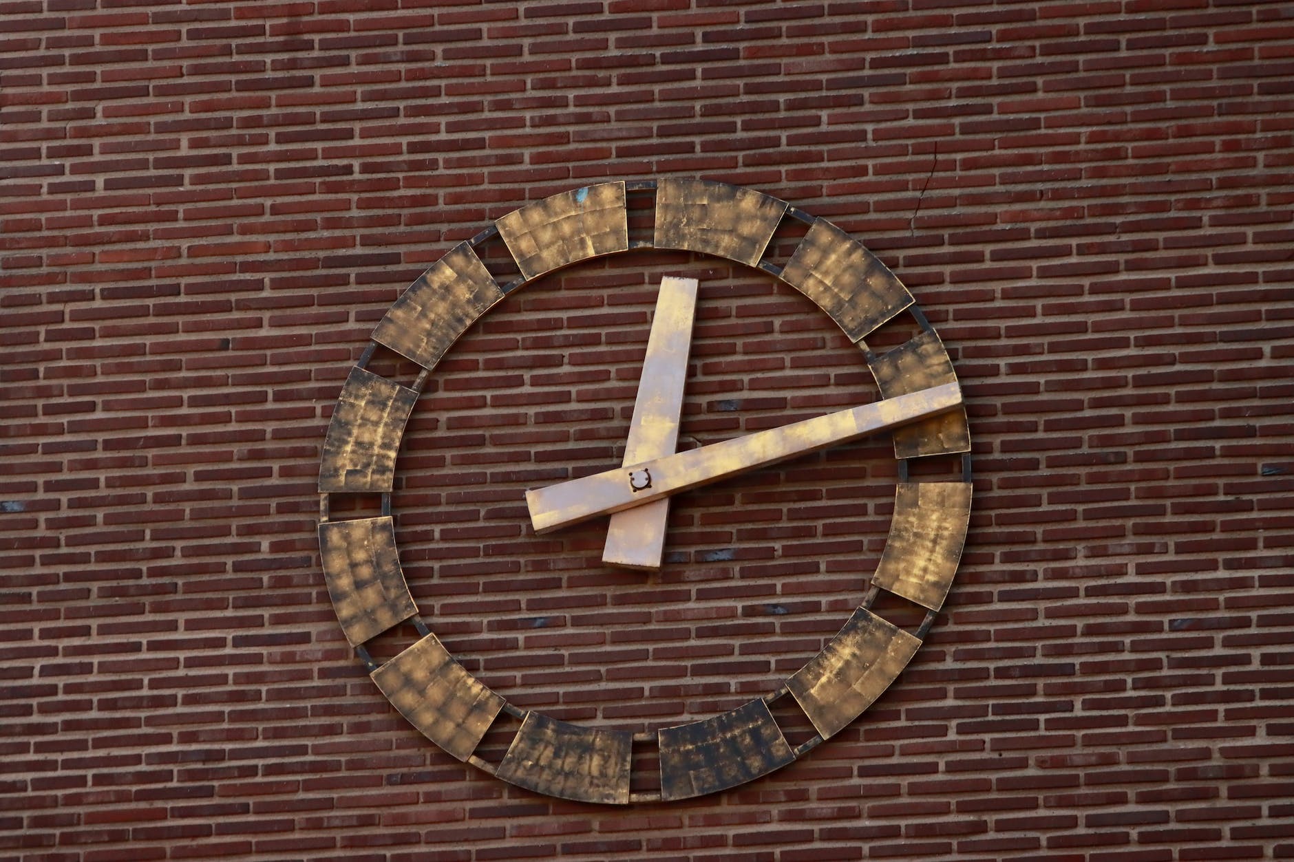 vintage clock on building wall