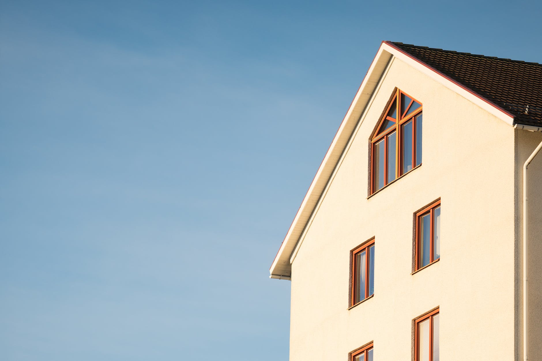 apartment architecture blue sky building